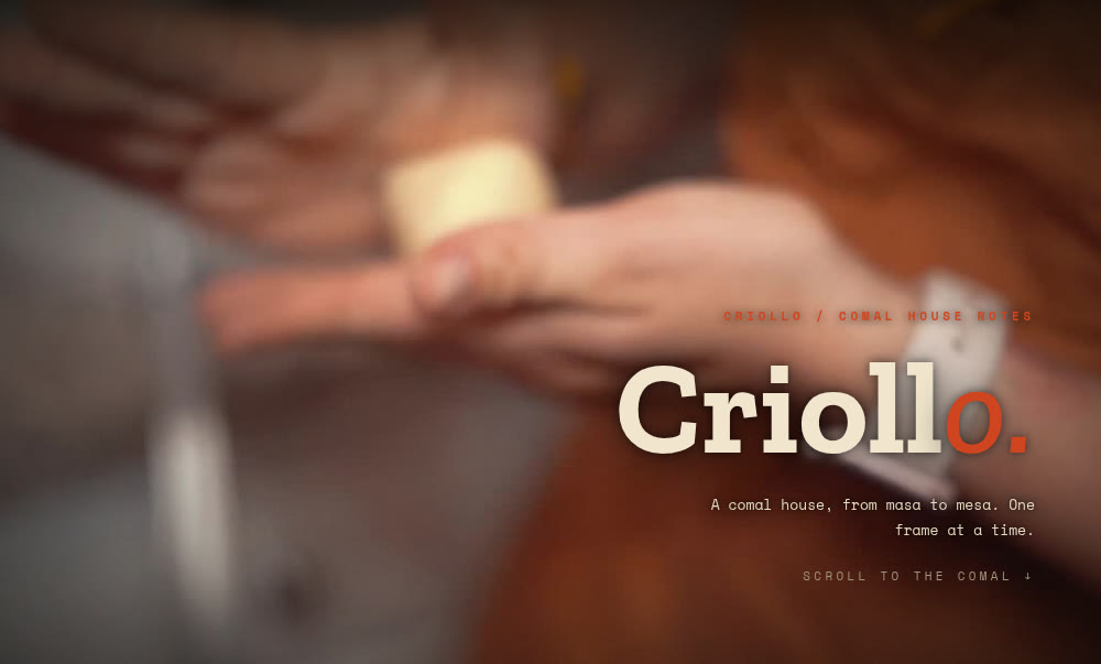 CRIOLLO website preview