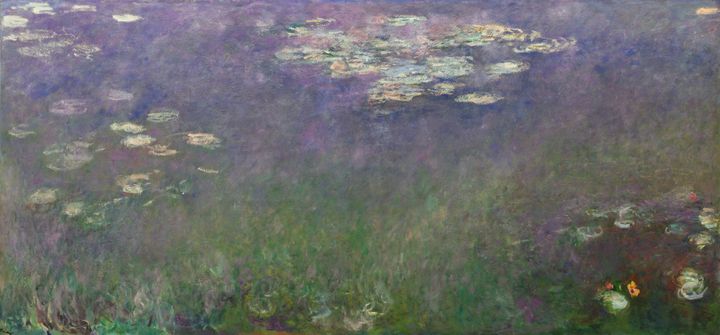 Still Water, sample brand identity project (artwork: Water Lilies (Agapanthus))