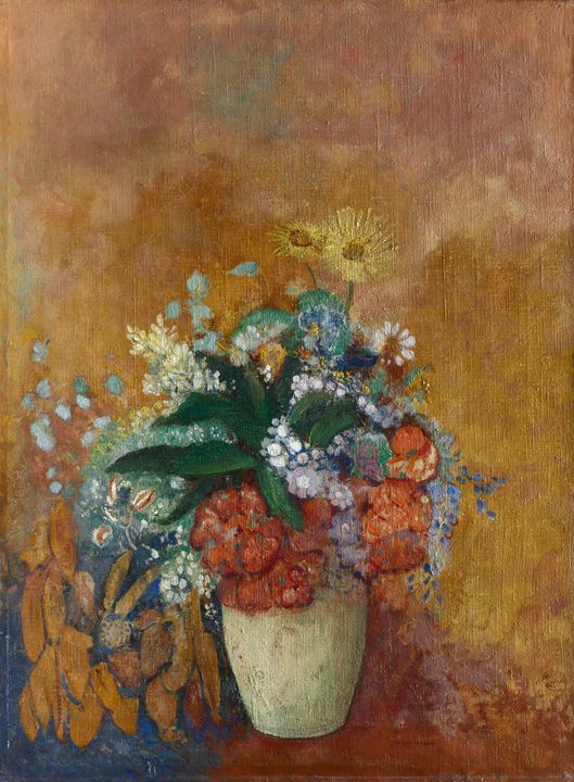 Marigold, sample brand system project (artwork: Vase of Flowers)