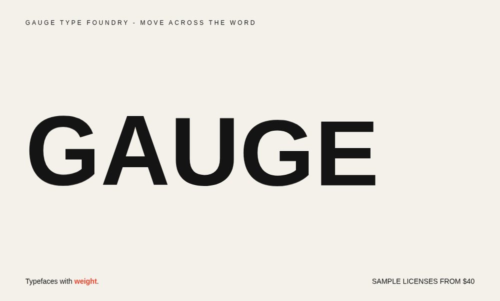 GAUGE website preview