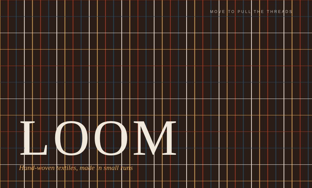 LOOM website preview